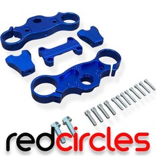 BLUE 45mm 48mm CNC PIT BIKE TRIPLE CLAMPS FORKS / HANDLEBARS 125cc 140cc 160cc