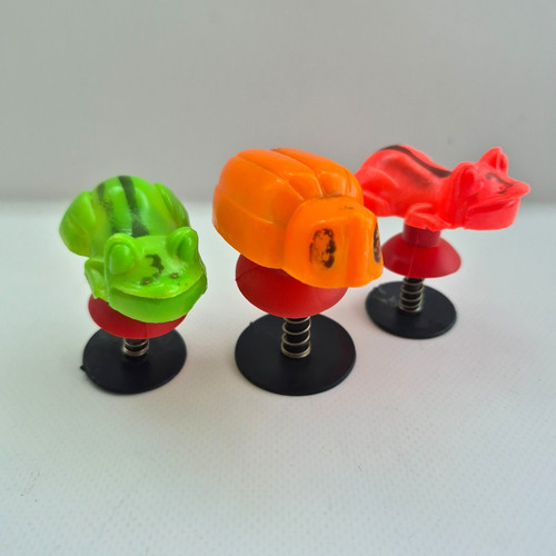 Vintage plastic toy jumping - toy,