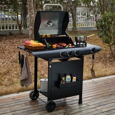 3 Burner Gas Grill BBQ with