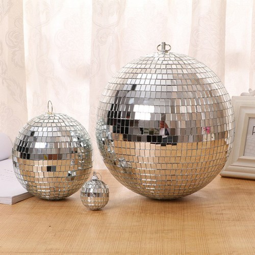 Disco ball 20cm silver - ball, 5-20cm