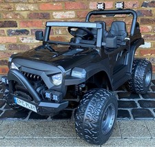 Wrangler Jeep Style Kids Ride on car 12v Electric EVA TIRES + LEATHER SEAT Pink