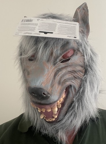 Werewolf mask mens halloween - werewolf,