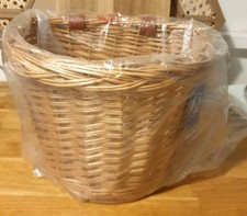 Avasta wicker bike basket 11"