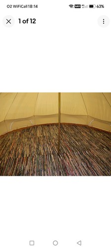 Bell tent half moon - tent, 5m