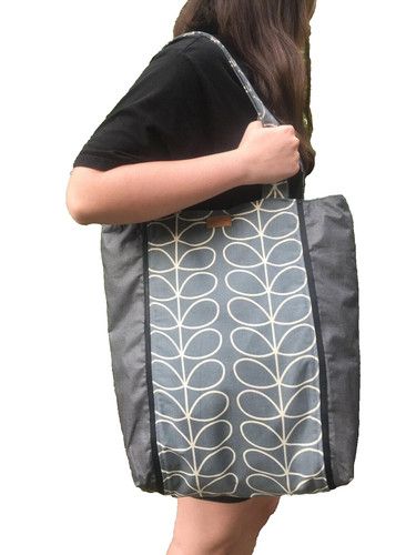 Handmade orla kiely grey stem - kiely,