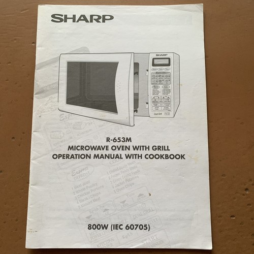 Sharp 653m microwave oven - sharp,