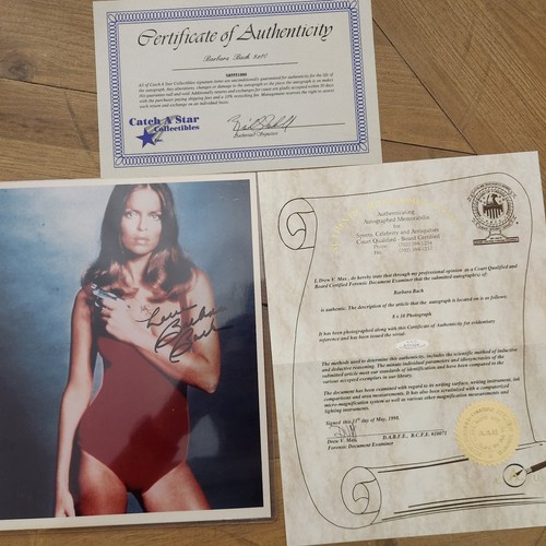 Barbara bach signed - barbara,