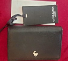 LLOYD BAKER London Black Genuine LEATHER Wallet, NWT, RRP £40