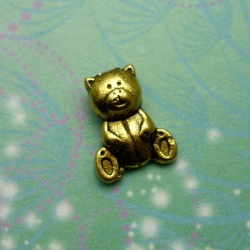 Teddy gold charm for - -,