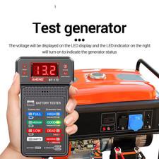 12V Car Battery Tester | Load Analyzer & Capacity Checker with LED Display St