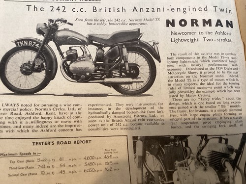 Norman anzani twin test - norman, period