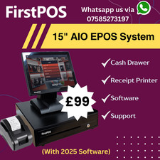 All in One Touchscreen EPOS Cash Register Till System for Salon & Barber Booking