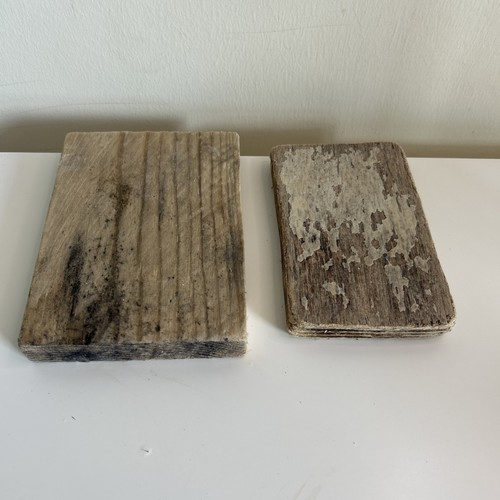 Flat driftwood block pieces - 2,
