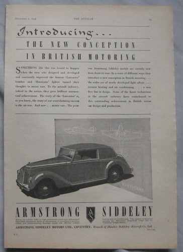 1945 armstrong siddeley - 1945,