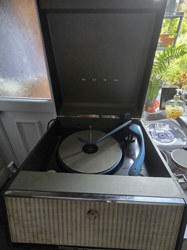 Bush record player - record,