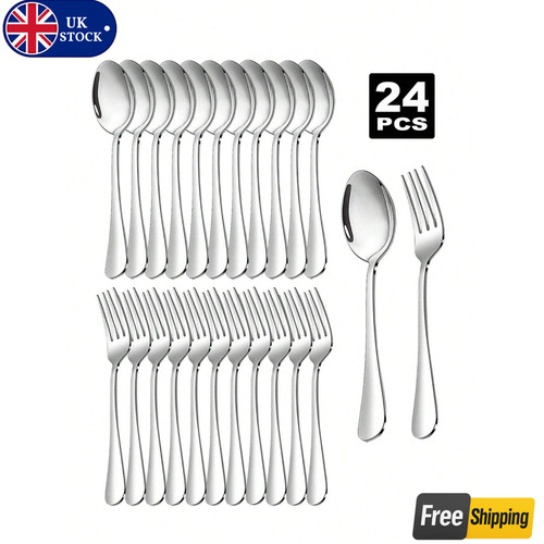 24pcs stainless steel - 2/8/12/24pcs,