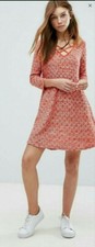 Womens swing dress in knitted cotton blend by Oeuvre