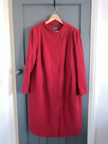 Alexon red wool blend coat - alexon,