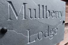 Natural Slate Deep Engraved House Door Sign Plaque 4 Sizes Available Any Font 