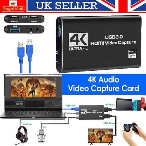 Audio video capture card - 4k,