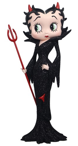 Betty boop devil black - betty, glitter