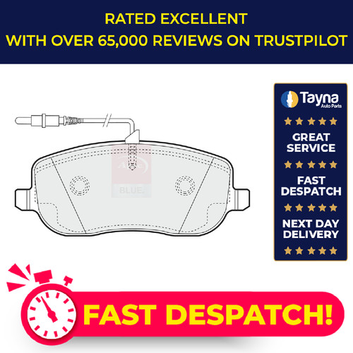 Brake pads set - fits, fiat