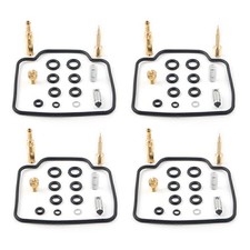 Fit honda CB650 SC Nighthawk 650 1983-1985 Carb Rebuild 4 Carburetor Re2x Kit