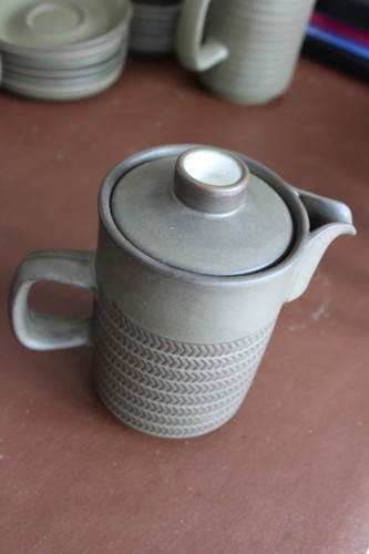 Denby chevron coffee pot - coffee,