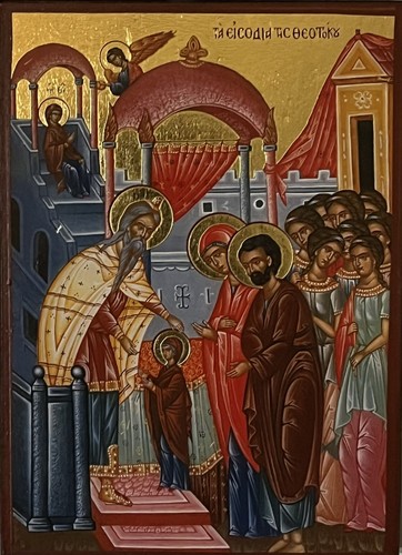 Entrance the theotokos to - of,