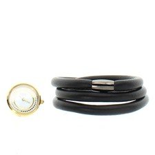 Leather Bracelet With Watch