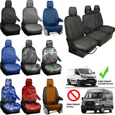 Tailored Ford Transit Custom 2013+ Heavy Duty Waterproof Seat Covers All Colours