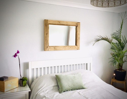 Driftwood mirror wooden - -,