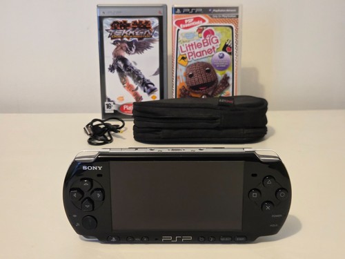 Psp 3000 black - psp,