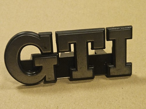 Golf mk2 gti grill badge - gti,