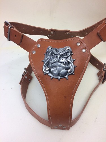 British bulldog leather dog - british,