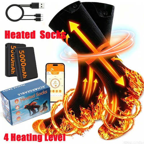 Electric heated socks - electric,