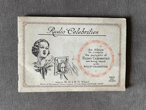 1930s cigarette card album - x,