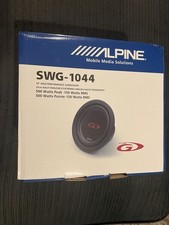 Alpine SWG 1044 /JBL STAGE