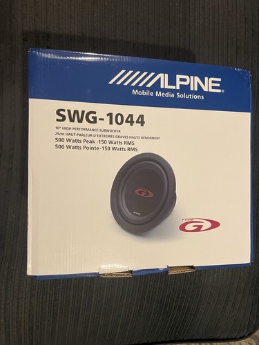 Alpine swg 1044 jbl - swg, /jbl