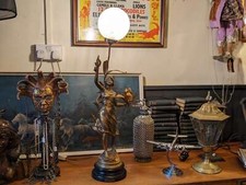 Art Nouveau Figural Spelter
