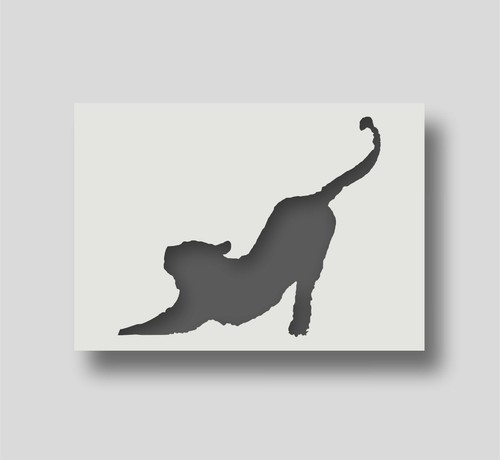 Reusable banksy cat - reusable,