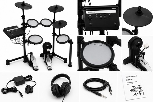 Electric drum kit - dd520, amp
