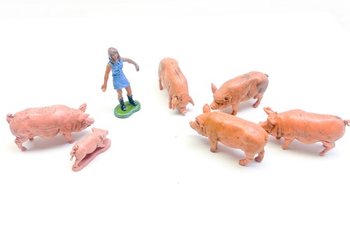 Vintage britains farm white - vintage,