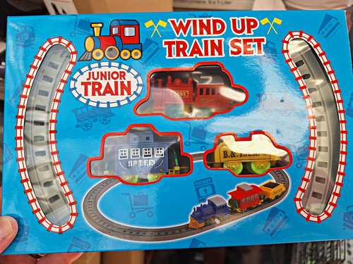 Junior wind train set with - train,
