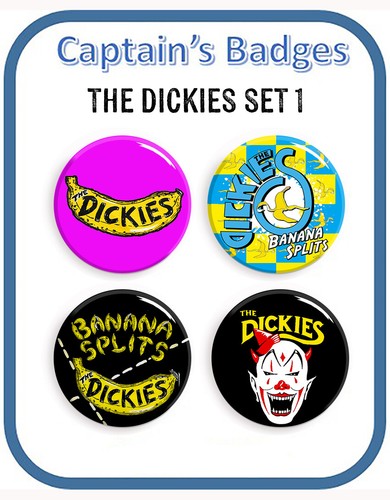 Set dickies punk badges - set, 4