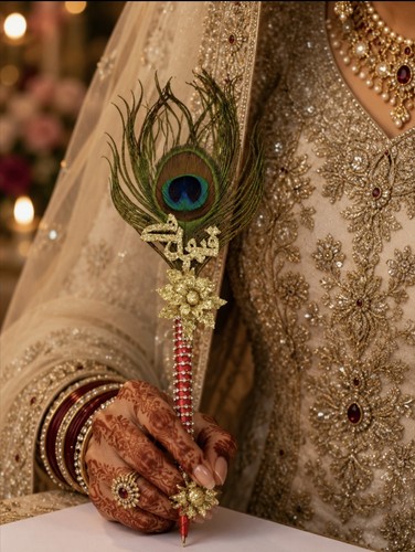 Luxury nikkah pen feather - pen,