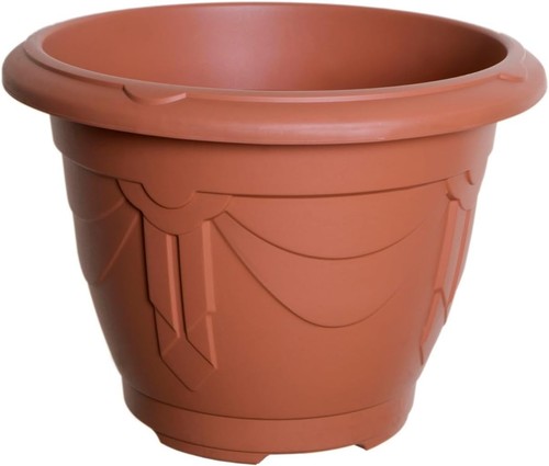 Elegant 24cm terracotta round - elegant,