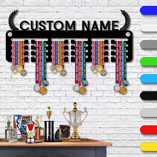 Personalised medal hanger - personalised,