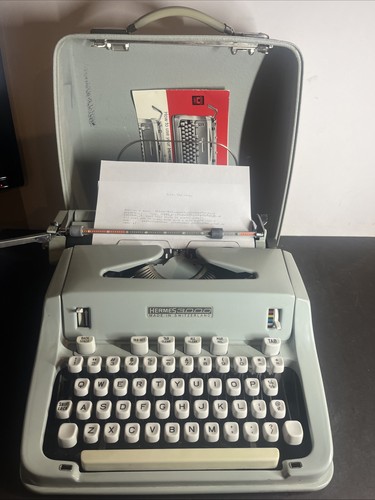 Hermes 3000 typewriter - 3000, swiss