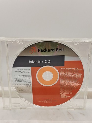 Packard bell master - packard, cd